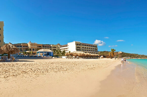 Beachfront at Iberostar Grand Rose Hall hotel in Jamaica