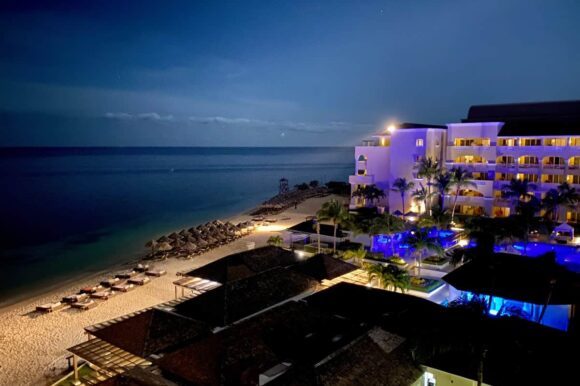 Night Iberostar Grand Rose Hall hotel in Jamaica