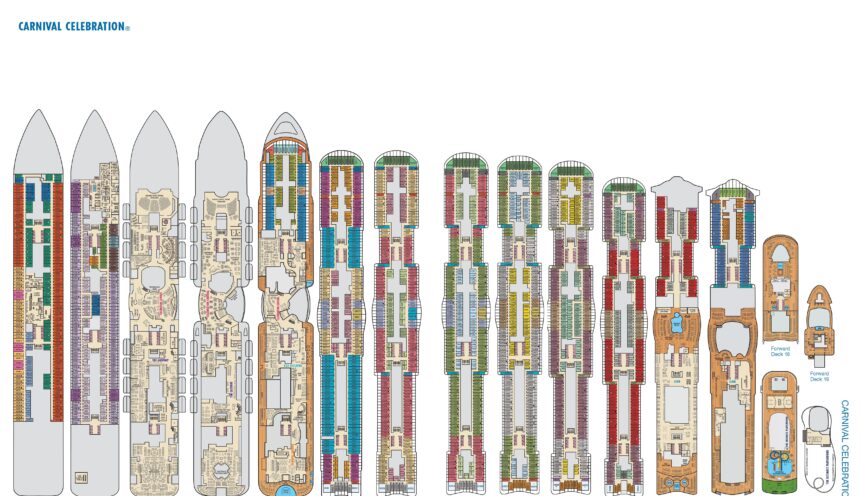 Carnival Celebration deck plan